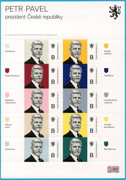 1187 / 1238 ** - 2023 kompletní čistý (neražený) ročník
